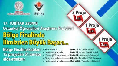 Photo of 15 Projeden 5’i Derece Aldı