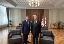 Photo of SARIGÜL, KKTC CUMHURBAŞKANI ERSİN TATAR TARAFINDAN KABUL EDİLDİ