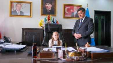 Photo of Öğrencilerden Belediye Başkanı Bekir Aksun’a ziyaret