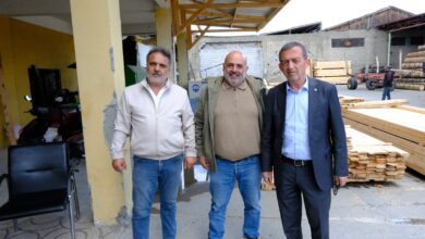 Photo of Tanoğlu, keresteciler sitesi esnafını ziyaret etti