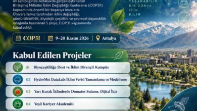 Photo of Erzincan Binali Yıldırım Üniversitesinden COP31’e 5 Proje